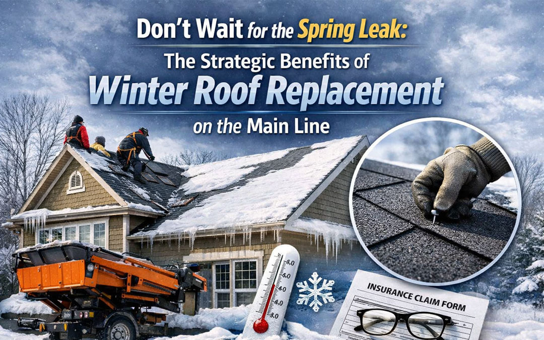Don’t Wait for the Spring Leak: The Strategic Benefits of Winter Roof Replacement on the Main Line